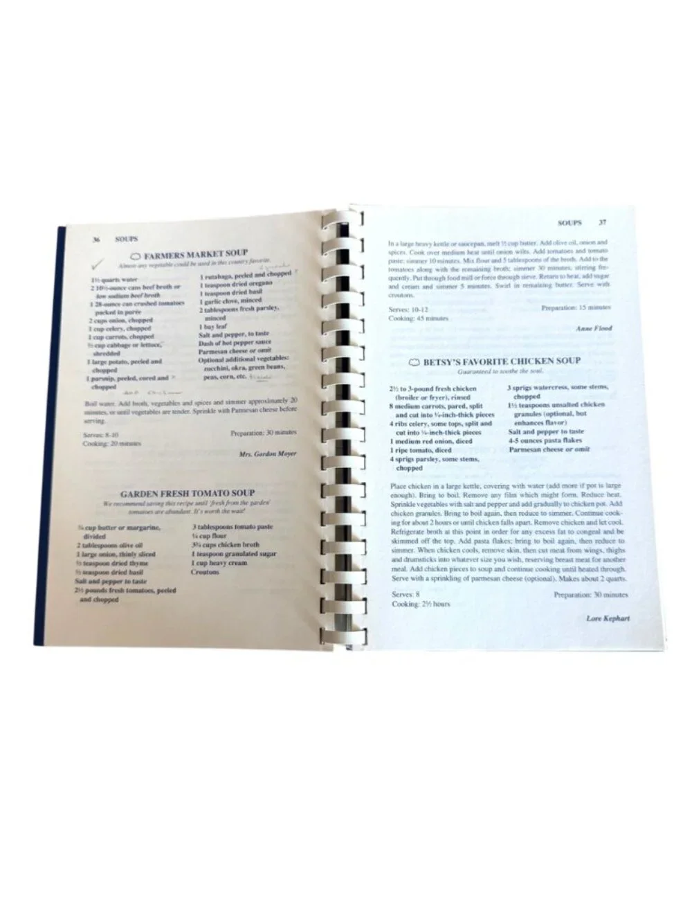 Heavenly Hosts Cookbook Bryn Mawr Presbyterian Church PA 1991 Community Recipes